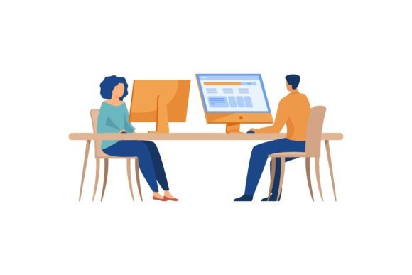 Download Modern Business Team Working in Open off - Premium Resources