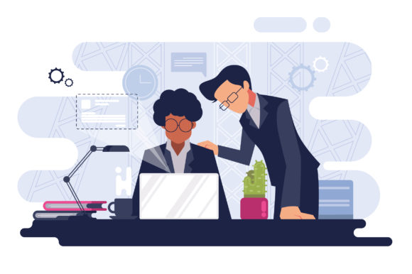 Download Corporate Office Working Illustration - Working Collection