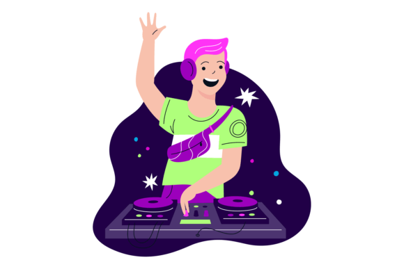Download Techno Music Dj. Young Cheerful Disco Ch - Young Collection