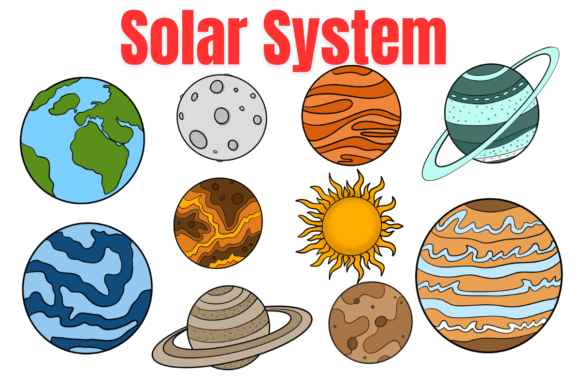 Download Solar System Planet Clipart Illustration - System Collection