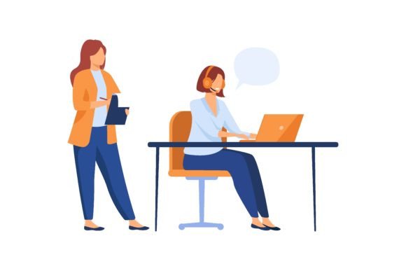Download Young Operators Working in Call Center I - Premium Resources