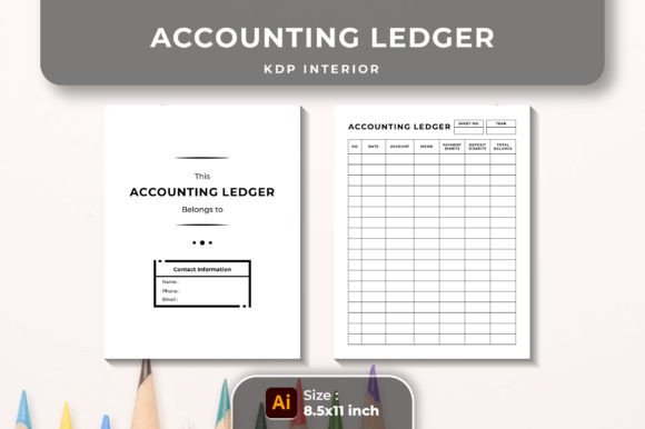 Download Accounting Ledger Book KDP Interior - Accounting Collection